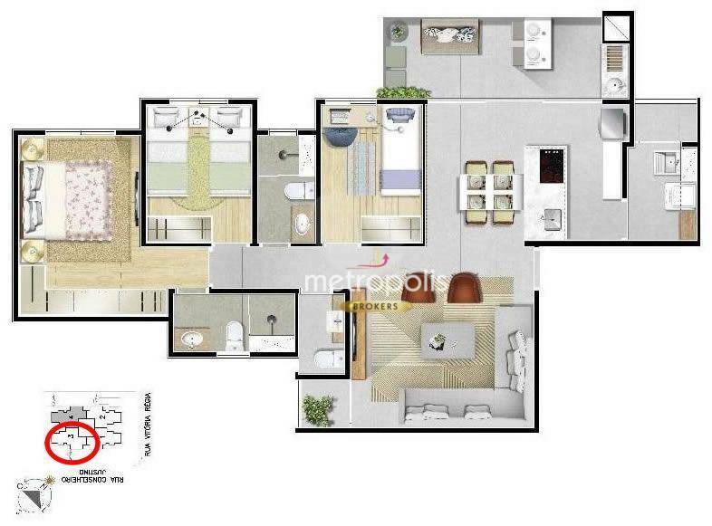 Apartamento à venda com 2 quartos, 92m² - Foto 18