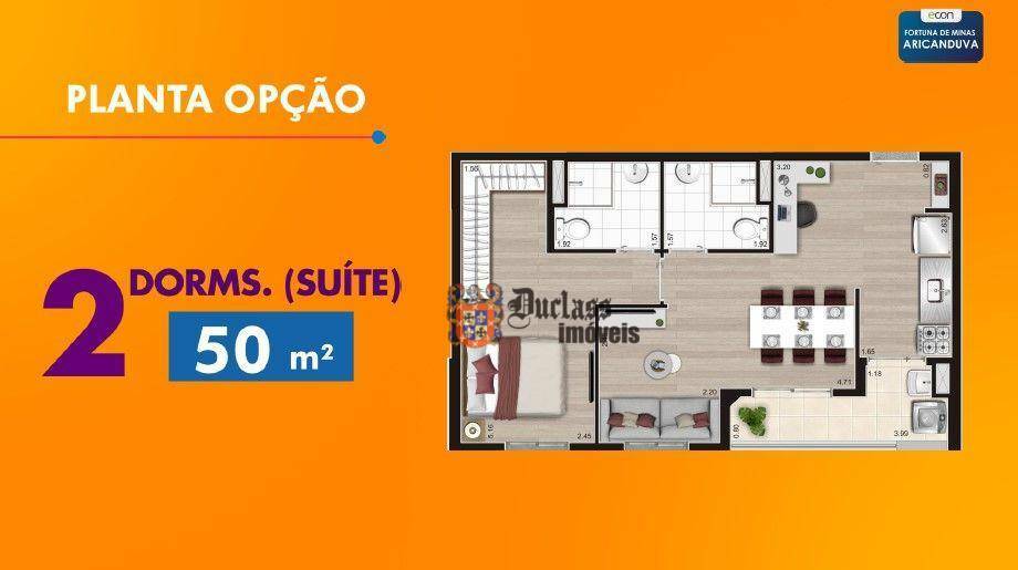 Apartamento à venda com 2 quartos, 40m² - Foto 40