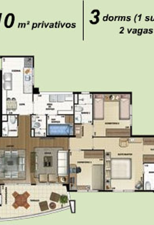 Apartamento à venda com 3 quartos, 110m² - Foto 7