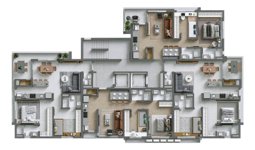 Apartamento à venda com 2 quartos, 80m² - Foto 2