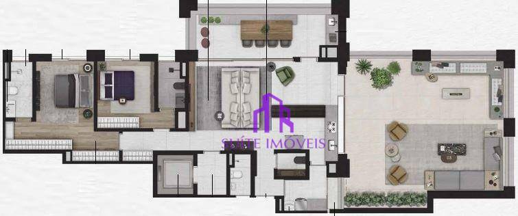 Apartamento à venda com 2 quartos, 135m² - Foto 16