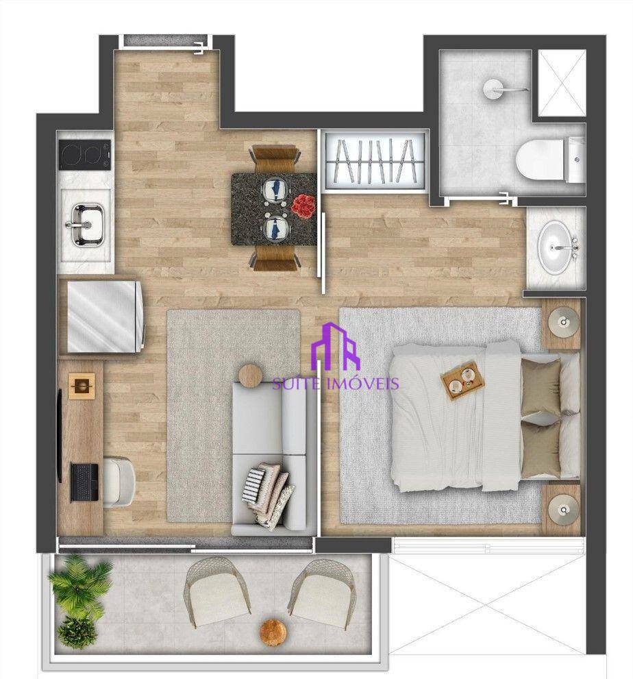 Apartamento à venda com 3 quartos, 84m² - Foto 2