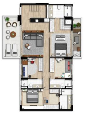 Apartamento à venda com 3 quartos, 285m² - Foto 7