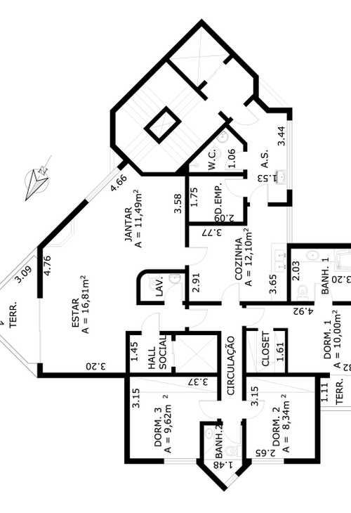 Apartamento à venda com 3 quartos, 123m² - Foto 5