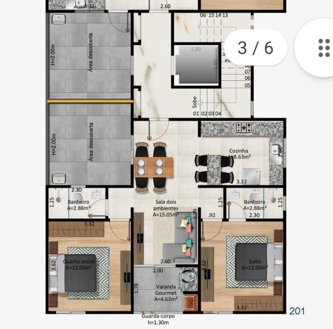 Casa à venda com 3 quartos, 100m² - Foto 3