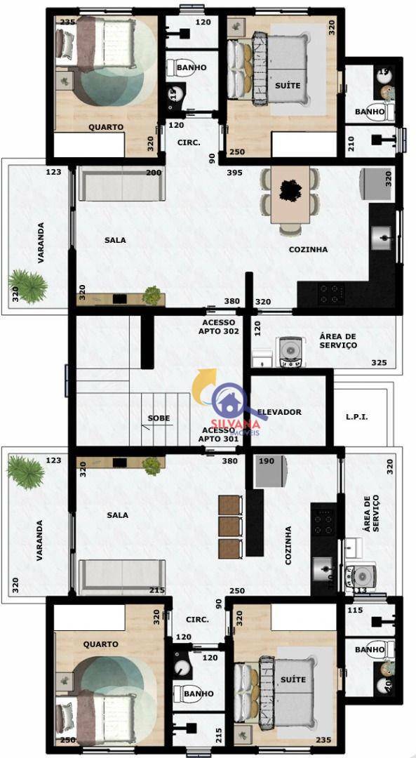 Apartamento à venda com 2 quartos, 132m² - Foto 15