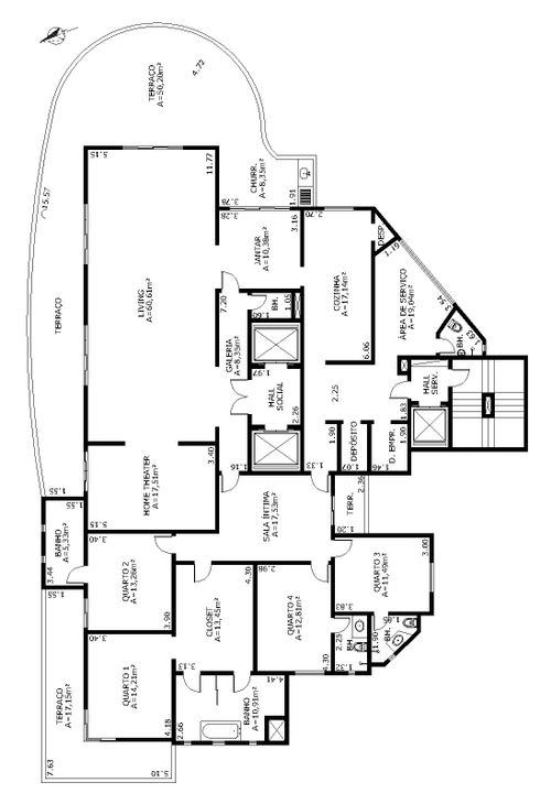 Apartamento à venda com 4 quartos, 366m² - Foto 19