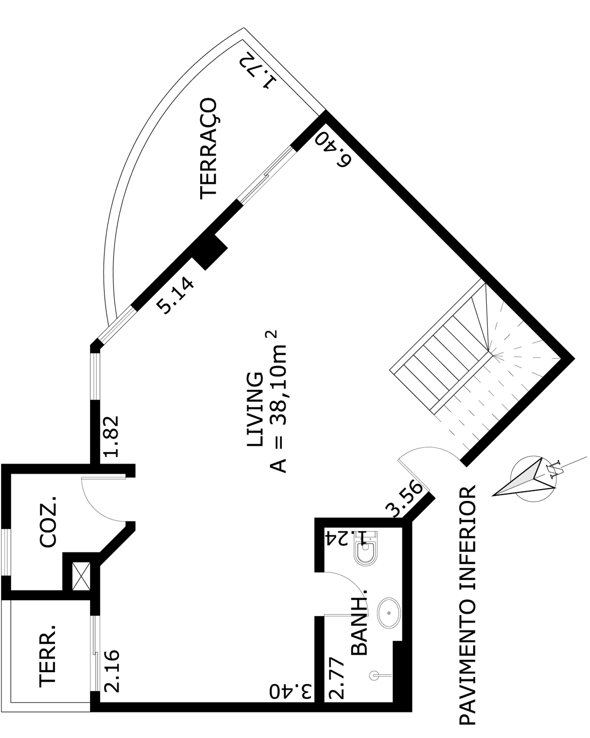 Apartamento à venda com 1 quarto, 31m² - Foto 10