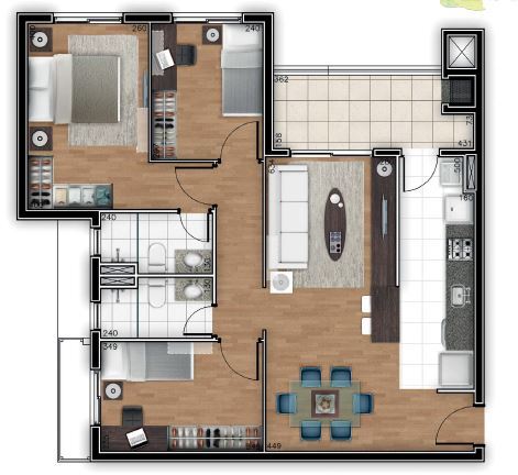 Apartamento à venda com 2 quartos, 6772m² - Foto 36