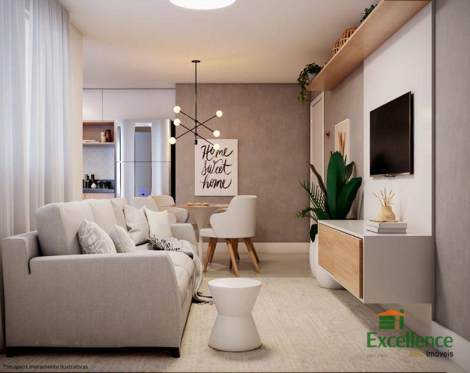 Apartamento à venda com 2 quartos, 58m² - Foto 1