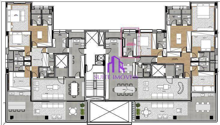 Apartamento à venda com 3 quartos, 231m² - Foto 1