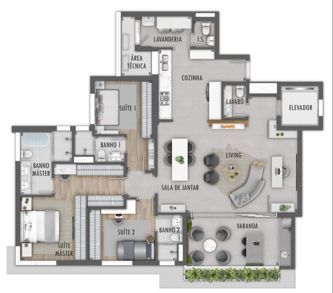 Apartamento à venda com 3 quartos, 151m² - Foto 51