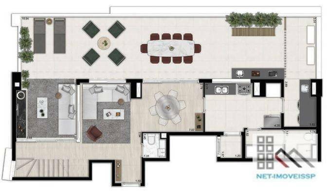 Apartamento à venda com 3 quartos, 242m² - Foto 20