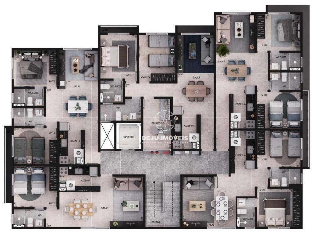 Apartamento à venda com 2 quartos, 50m² - Foto 3