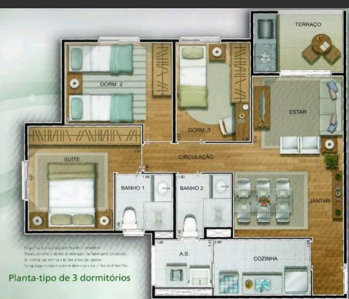 Apartamento à venda com 3 quartos, 75m² - Foto 10