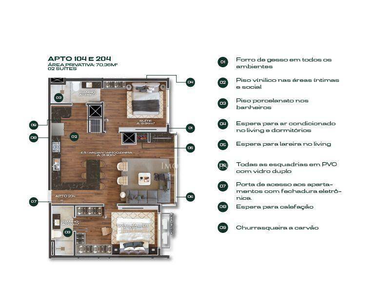 Apartamento à venda com 2 quartos, 73m² - Foto 22