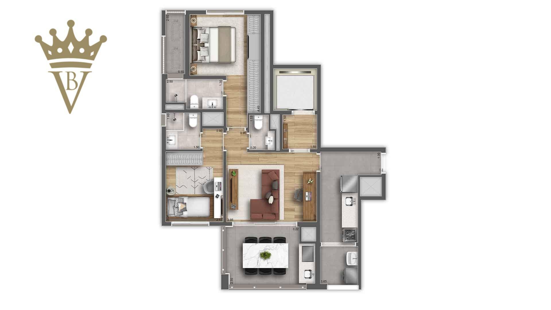 Apartamento à venda com 2 quartos, 80m² - Foto 17