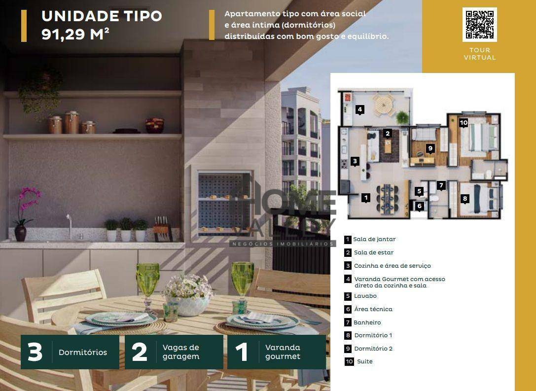 Apartamento à venda com 3 quartos, 91m² - Foto 20