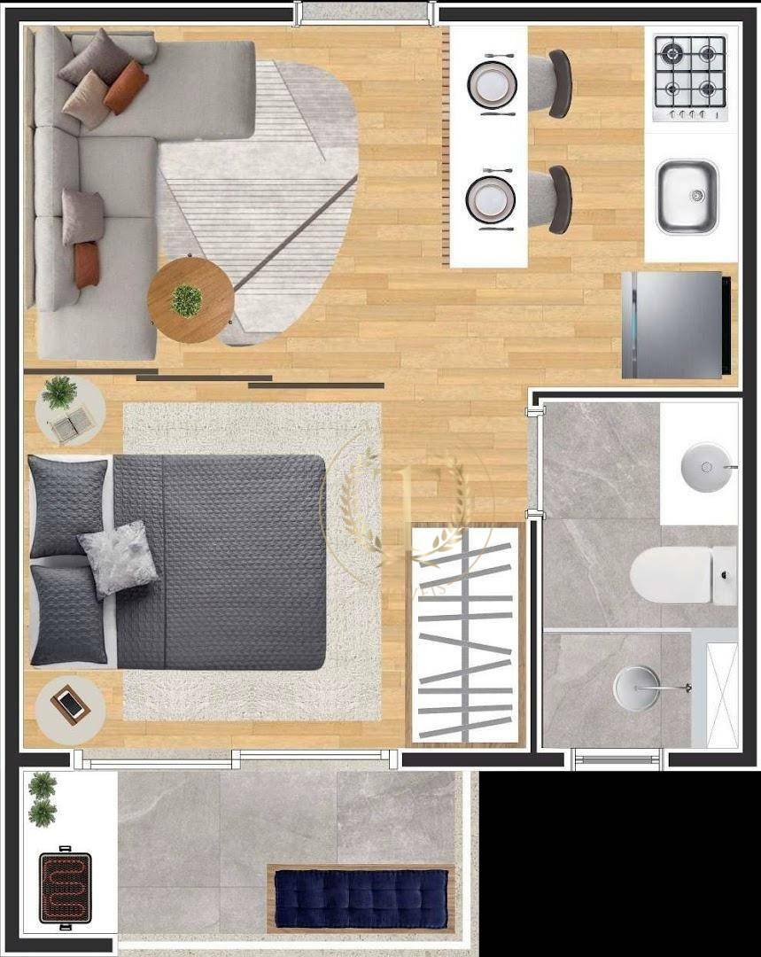 Kitnet e Studio à venda com 1 quarto, 27m² - Foto 37