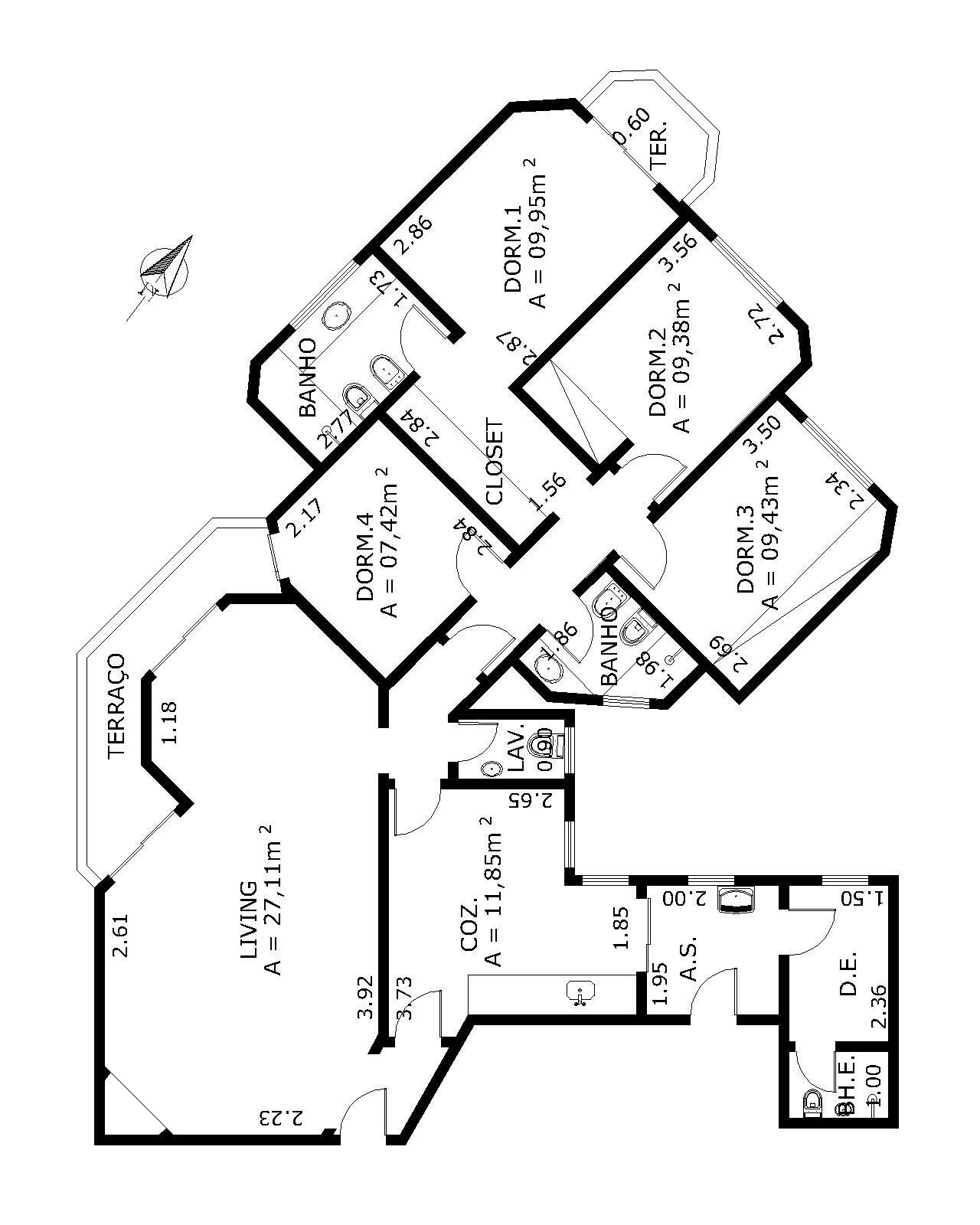 Apartamento à venda com 4 quartos, 154m² - Foto 4