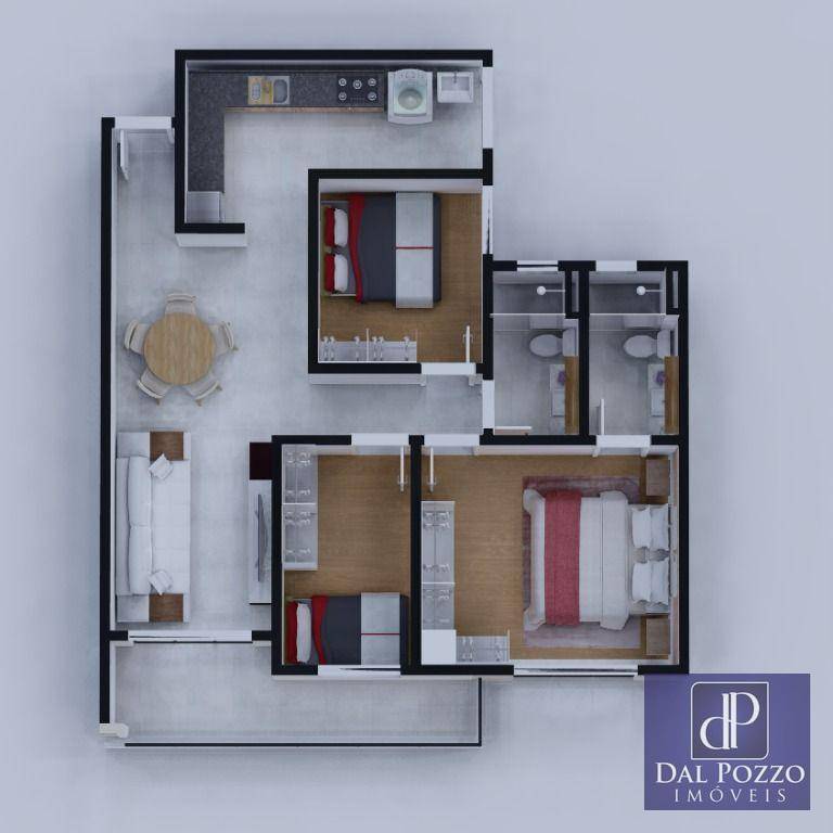 Apartamento à venda com 2 quartos, 80m² - Foto 9