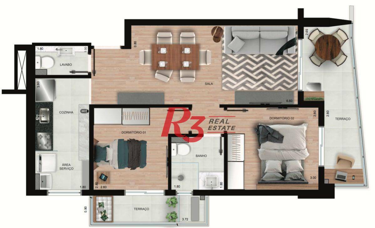 Apartamento para alugar com 1 quarto, 40m² - Foto 25