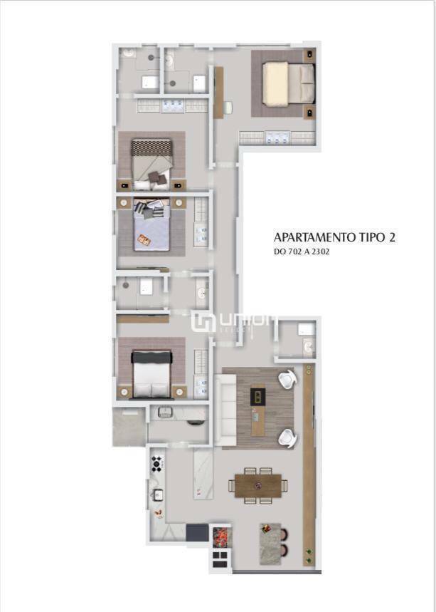 Apartamento à venda com 4 quartos, 135m² - Foto 14