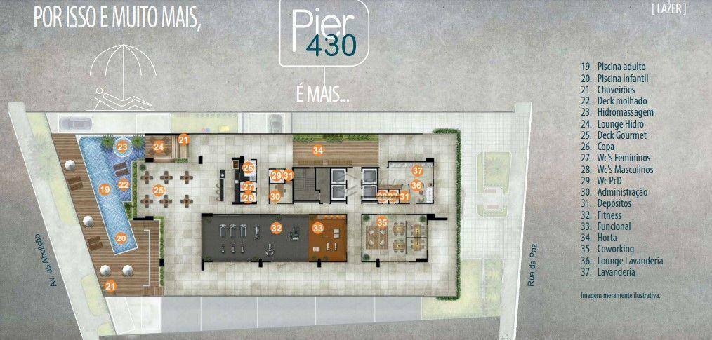 Apartamento à venda com 1 quarto, 38m² - Foto 70