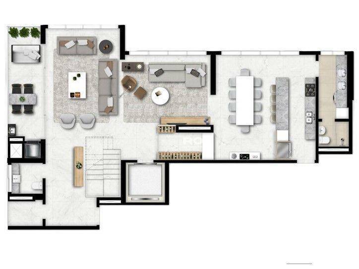 Apartamento à venda com 3 quartos, 315m² - Foto 4