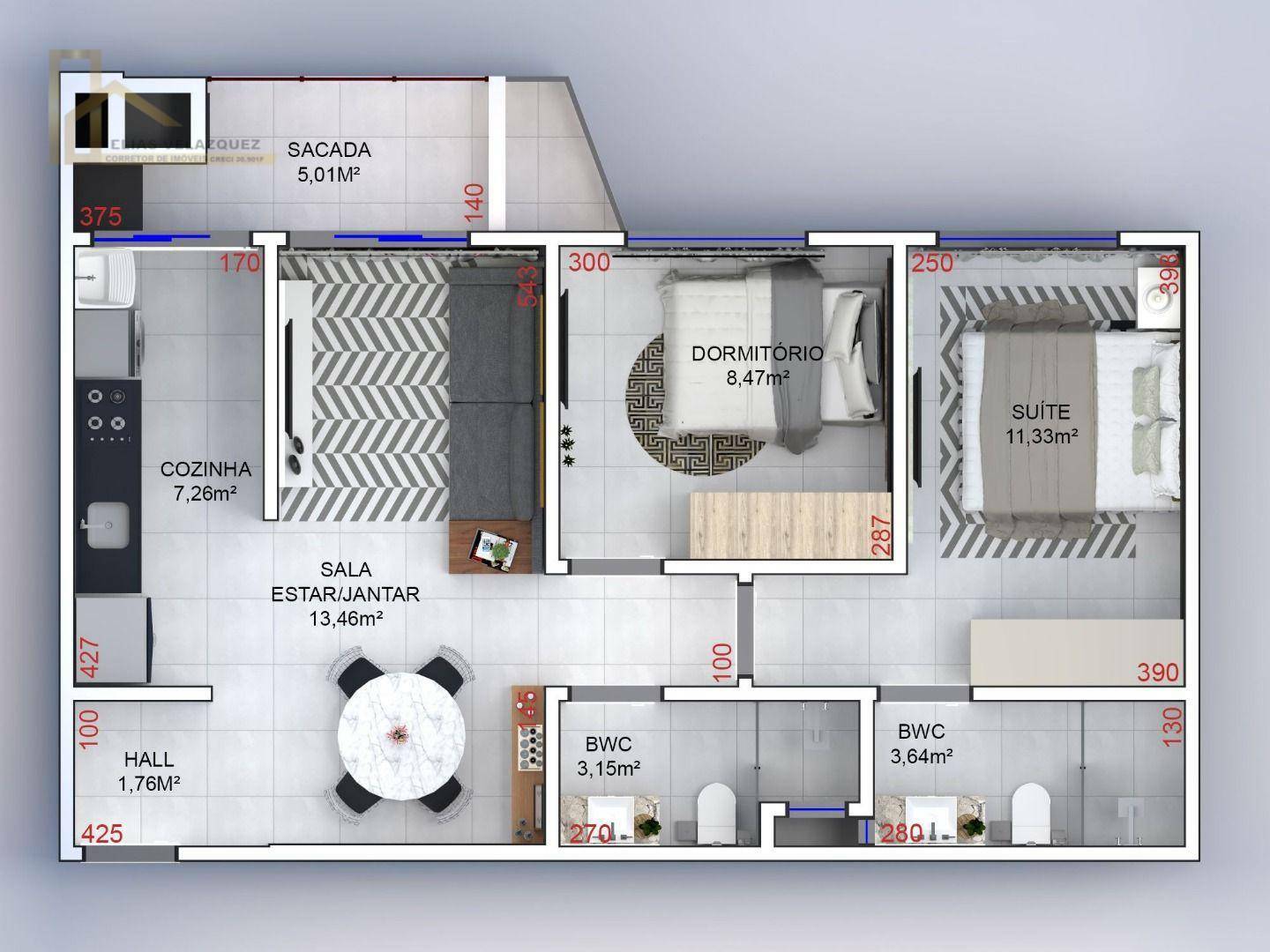 Apartamento à venda com 2 quartos, 65m² - Foto 42