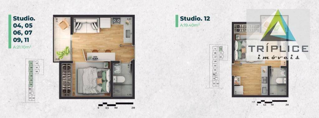 Kitnet e Studio à venda com 1 quarto, 22m² - Foto 16