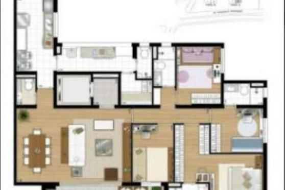 Apartamento à venda com 4 quartos, 168m² - Foto 4