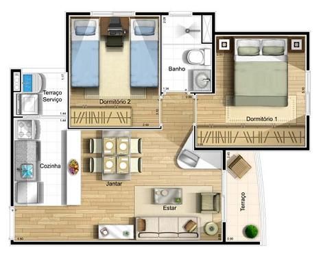 Apartamento à venda com 2 quartos, 52m² - Foto 5