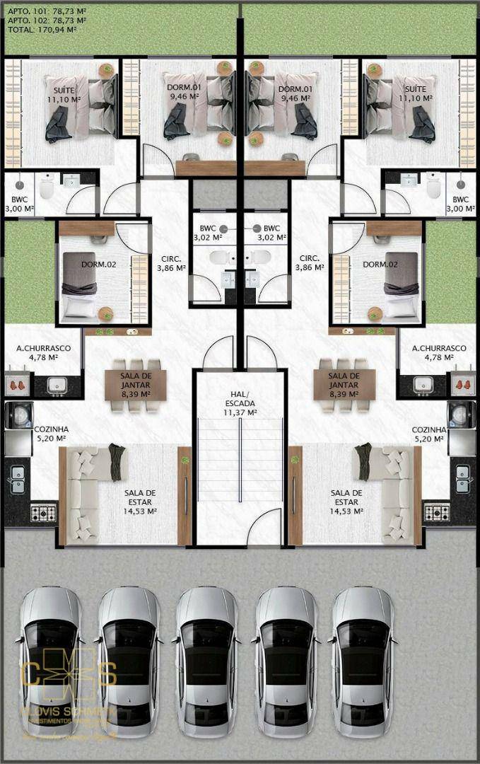 Apartamento à venda com 3 quartos, 78m² - Foto 16