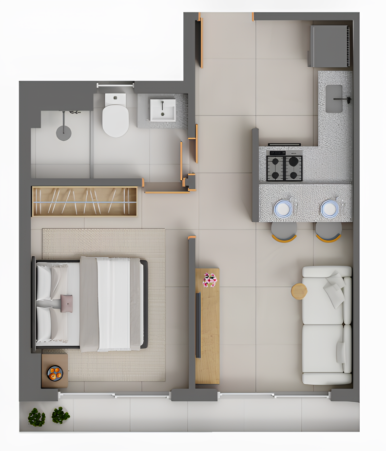 Apartamento à venda com 1 quarto, 31m² - Foto 16