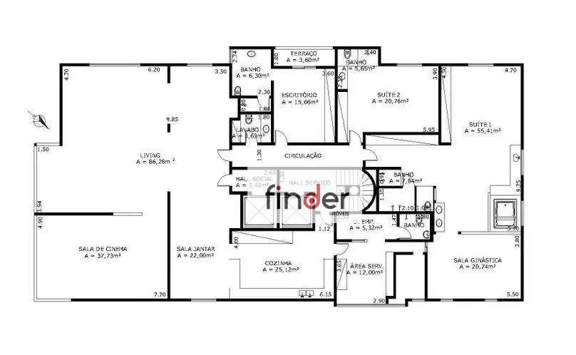 Apartamento à venda com 3 quartos, 459m² - Foto 25