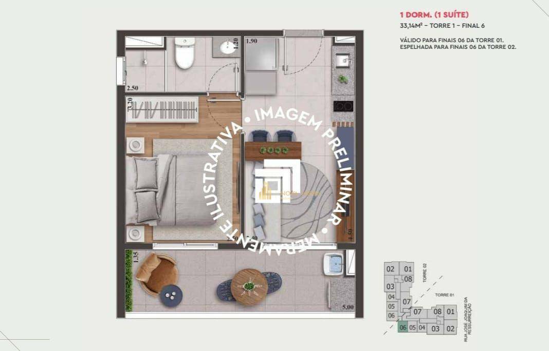 Apartamento à venda com 1 quarto, 28m² - Foto 31