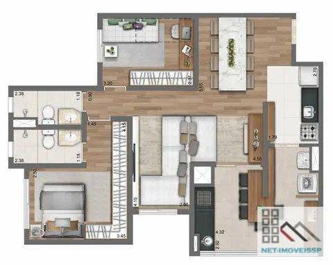 Apartamento à venda com 3 quartos, 76m² - Foto 22