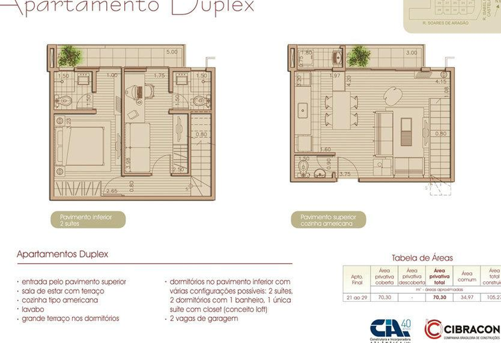 Apartamento à venda com 2 quartos, 70m² - Foto 2