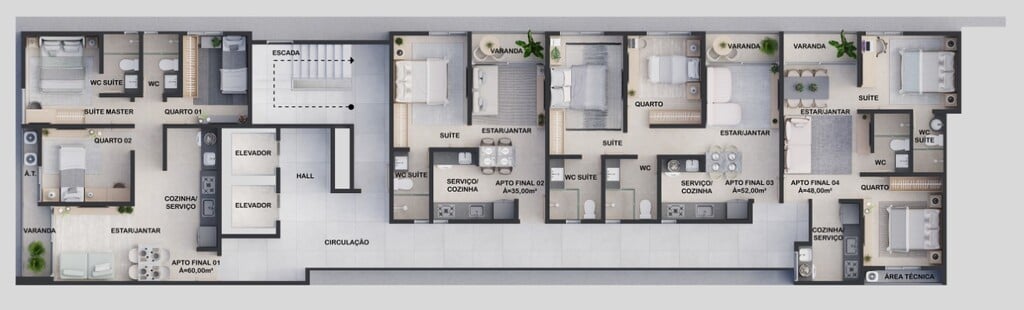 Apartamento à venda com 2 quartos, 48m² - Foto 26