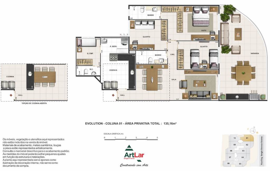 Apartamento à venda com 3 quartos, 9664m² - Foto 14