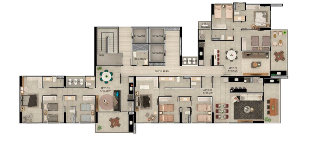 Apartamento à venda com 3 quartos, 98m² - Foto 39