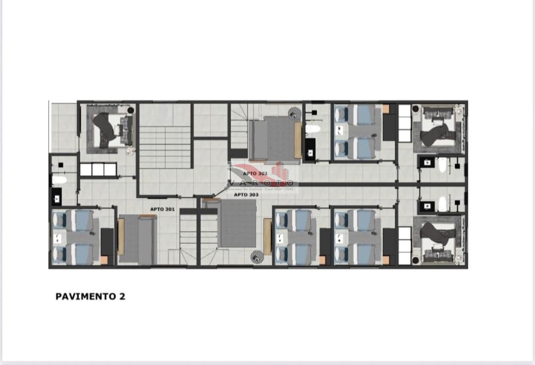 Cobertura à venda com 2 quartos, 28m² - Foto 2