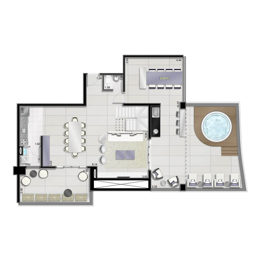 Apartamento à venda com 4 quartos, 262m² - Foto 7