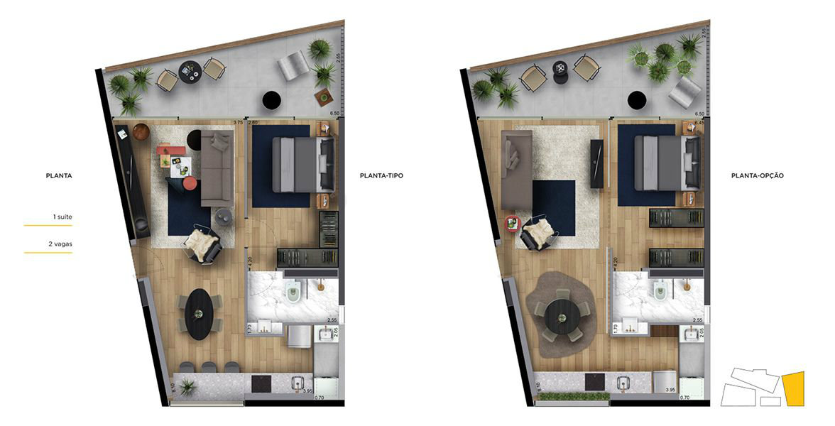 Apartamento à venda com 2 quartos, 113m² - Foto 5