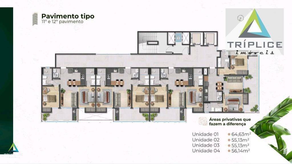 Apartamento à venda com 2 quartos, 55m² - Foto 17