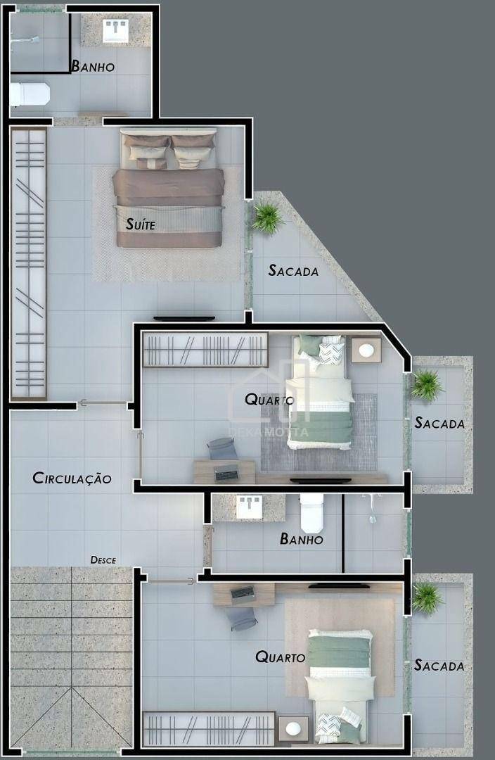 Sobrado à venda com 3 quartos, 112m² - Foto 2