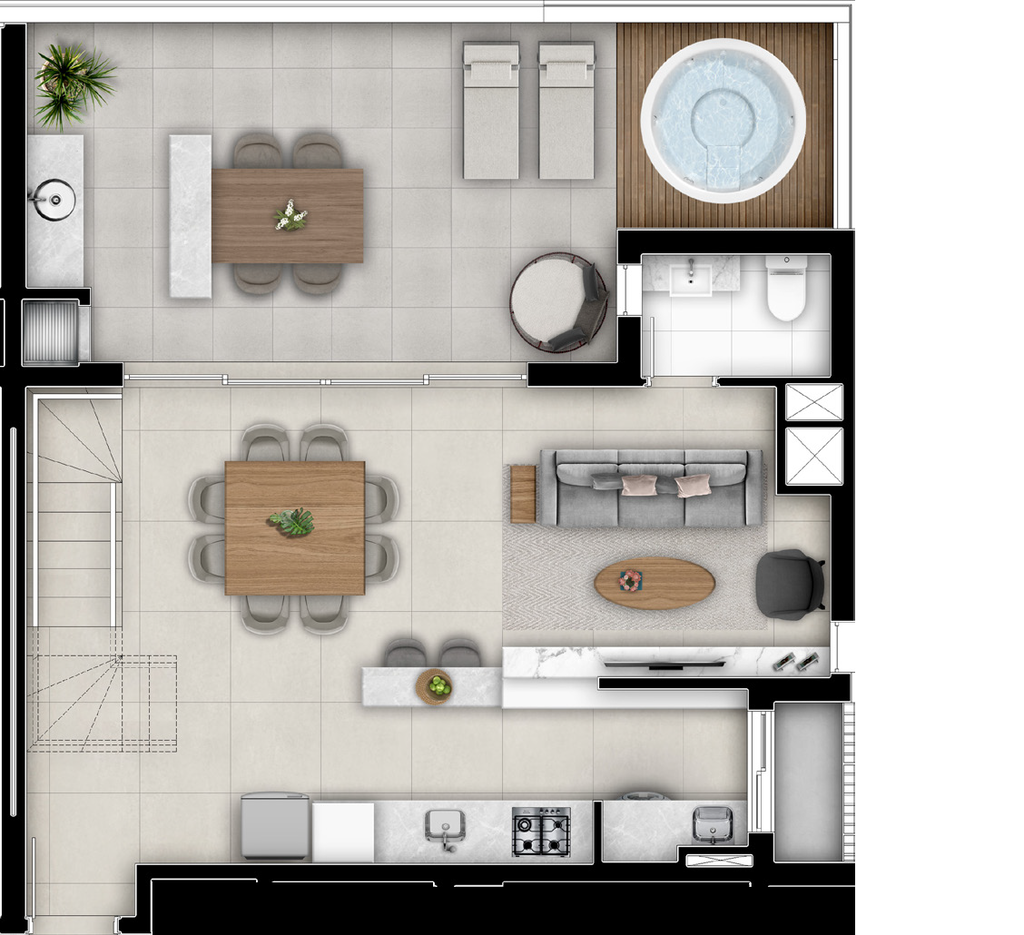 Apartamento à venda com 2 quartos, 6823m² - Foto 30