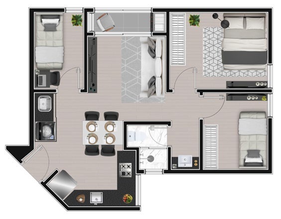 Apartamento à venda com 2 quartos, 355m² - Foto 15