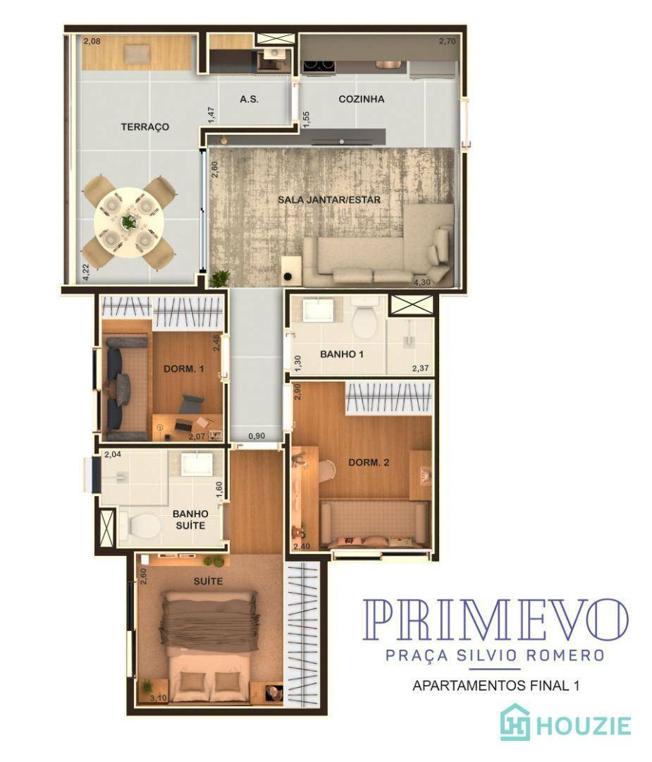 Apartamento à venda com 3 quartos, 67m² - Foto 12